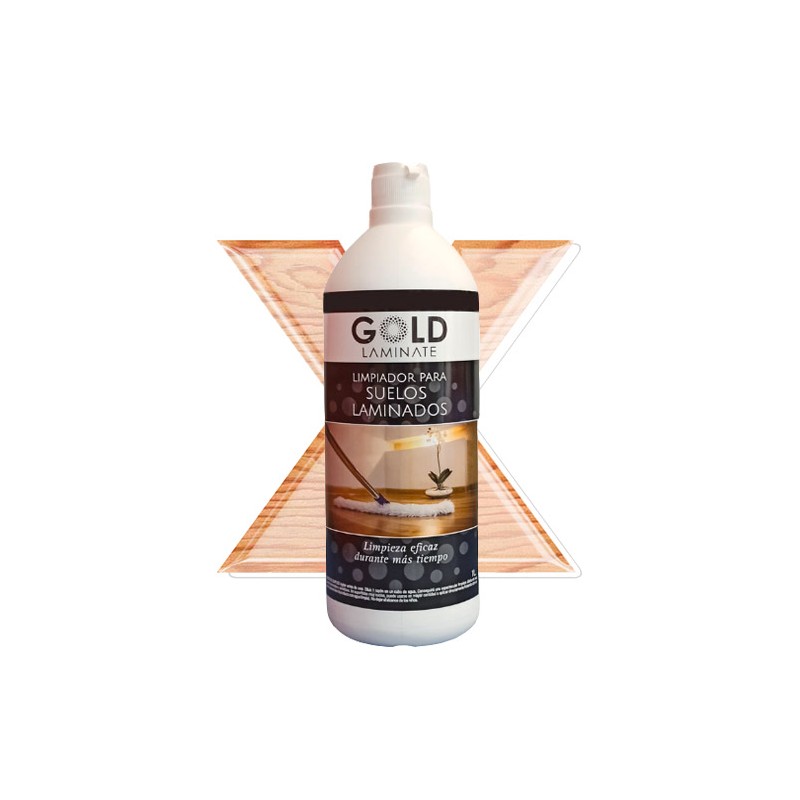 Caja 12uds limpiador GOLD LAMINATE de suelos laminados 1L