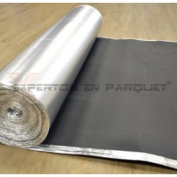 Base 15m2 caucho suelos flotantes con film aluminio Evaflex Aluminio