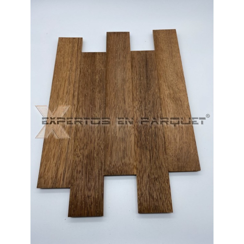 Tablilla de parquet de merbau 30x5x1cm en crudo para pegar Tablilla de parquet de merbau 30x5x1cm en crudo para pegar