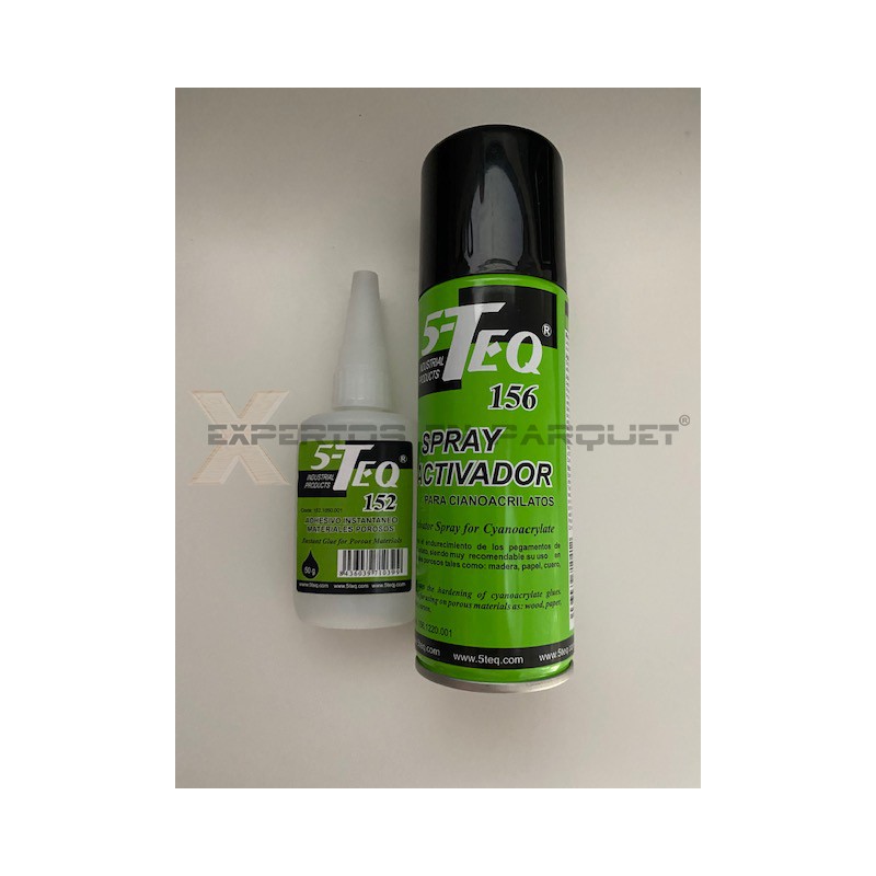 Cianocrilato-adhesivo instántaneo y acelerador 5-Teq