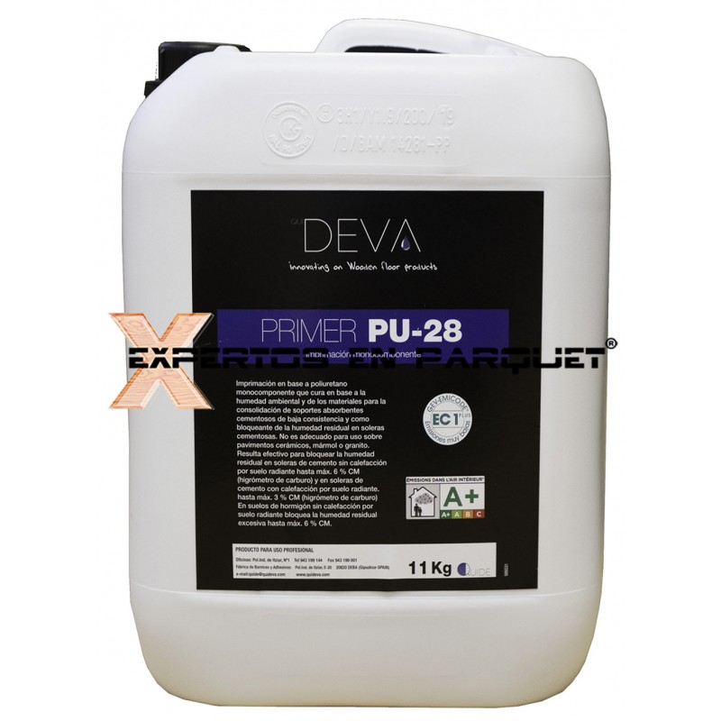 Deva Primer PU-28 impermeabilizador y consolidante soleras Deva Primer PU-28 impermeabilizador y consolidante soleras
