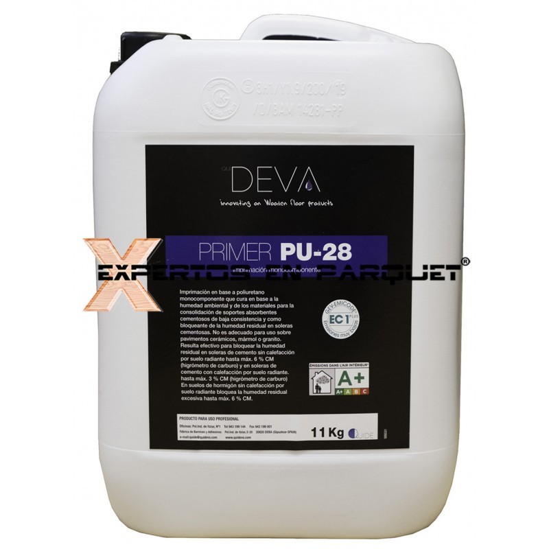 Deva Primer PU-28 impermeabilizador y consolidante soleras